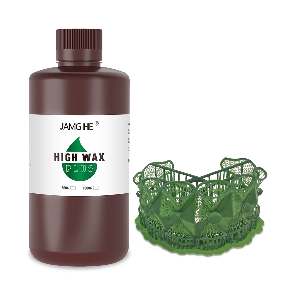 High Wax Plus Castable Resin for Jewelry for 3D 2K 4K 6K 8K Mono LCD and DLP Printer Jamghe