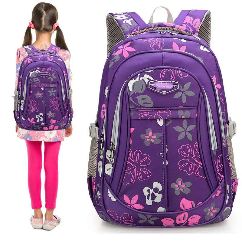 FSY custom Wholesale Orthopedic Bag Portfolio Rucksack elementary School Student Bag Backpack for class 1-3 girls