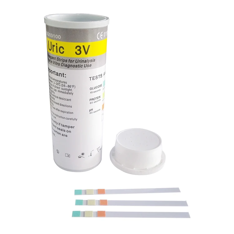 Clinical Analytical Instruments 3 Parameters Test Kit Urine Protein Glucose PH Urinalysis Pregnancy Test Strip