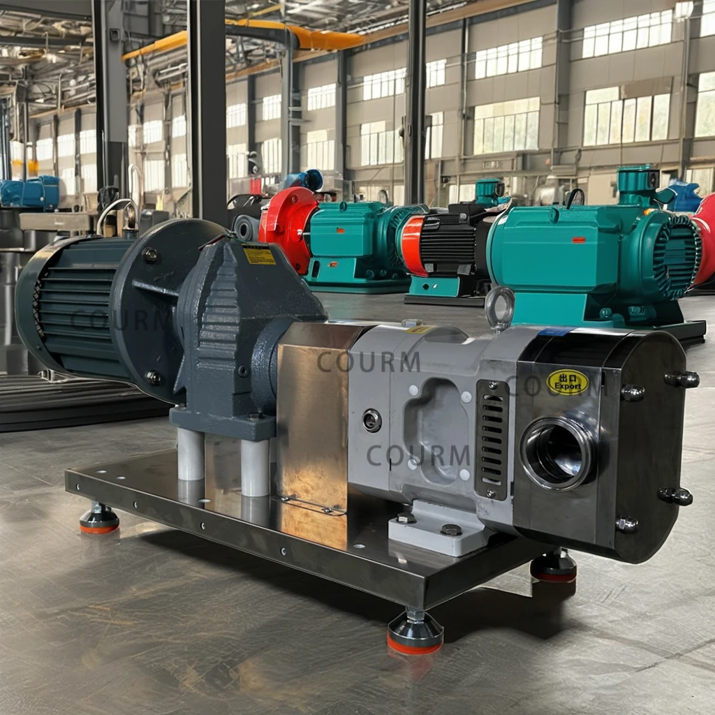 Small mini rotary lobe pump tomato paste high pressure rotary sanitary lube rotor rotary transfer pump for milk 5m3/h 200 l/h