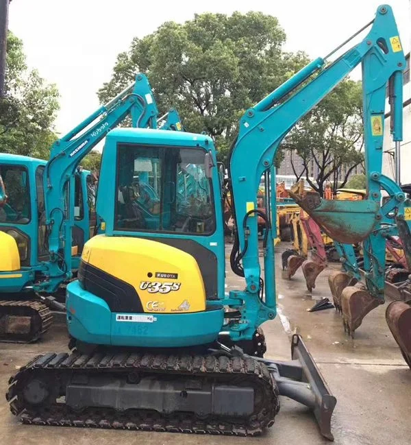 Эксплуатационный японский оригинальный мини-экскаватор Kubota U35S u35s 3.5ton гусеничный экскаватор