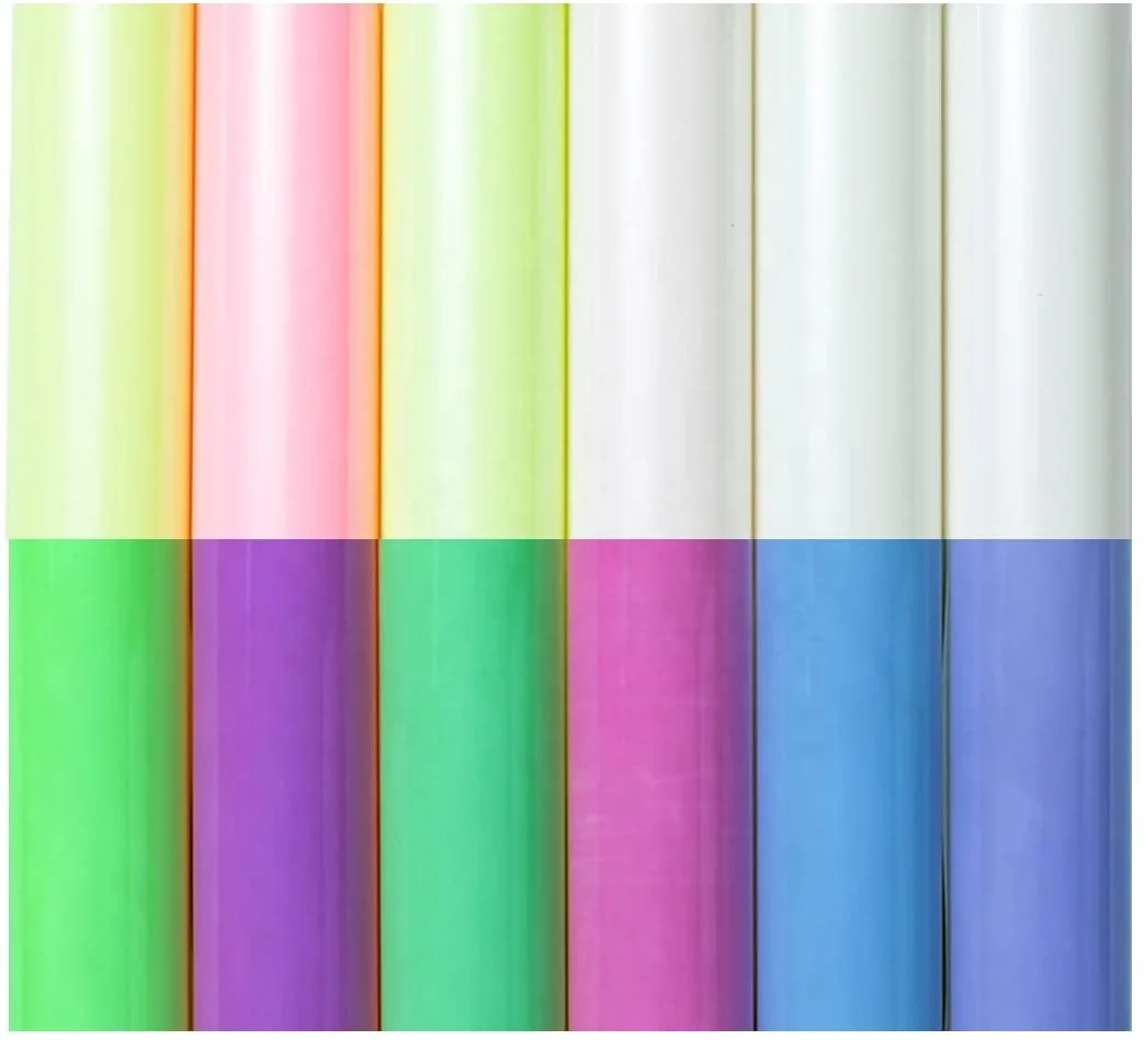 UV Color Changing Vinyl Heat Transfer Temperature Sensitive Color Changing HTV Iron on Vinyl for Tshirt Textiles