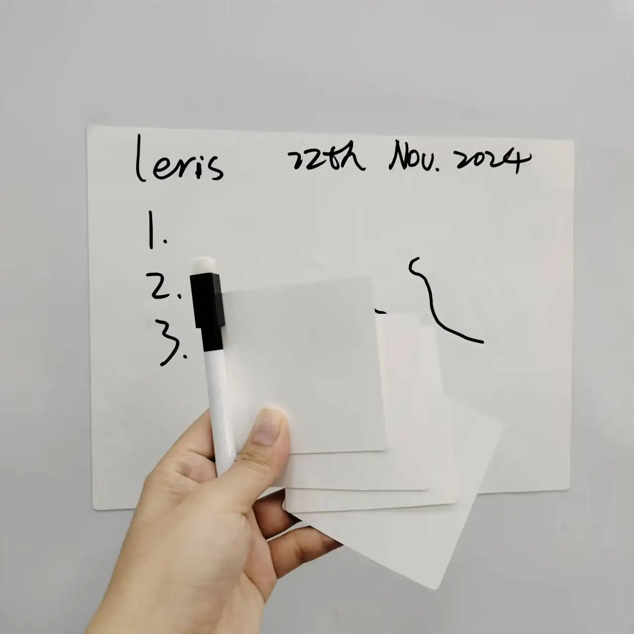 Ежедневный планировщик Dy Erase клейкие съемные наклейки сухое стирание доска для настенного холодильника Еженедельный план календарь