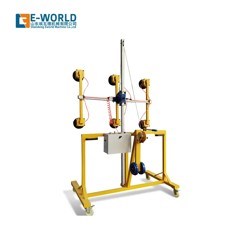 Handle Push Indoor Using Vacuum Glass Electric Suction Cups Handling Lifter Equipment