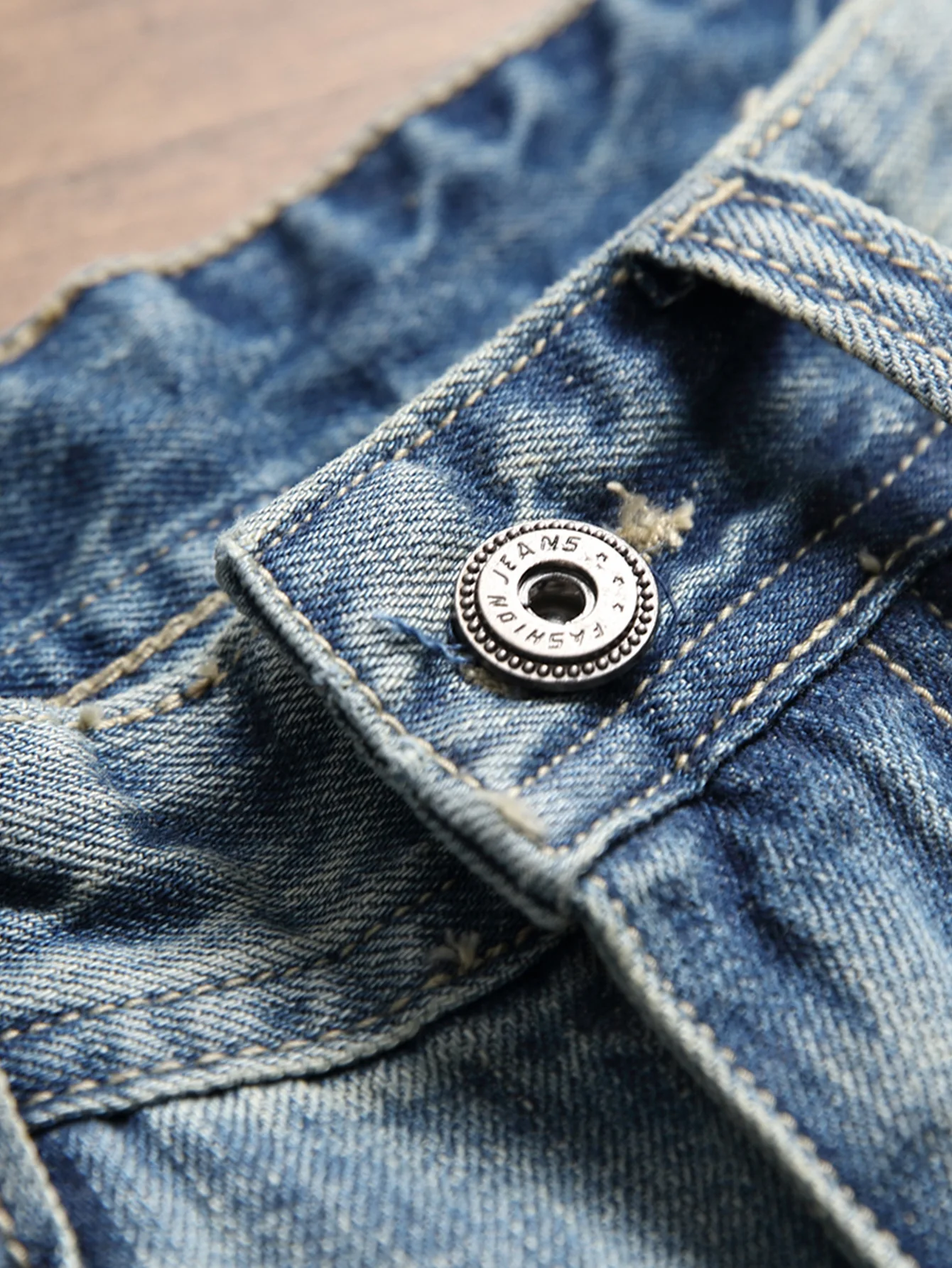 High Quality Manufacturer Competitive Price Classic Washed Plus Size Short Trousers Jeans Short Denim for Men Cuted Jeans