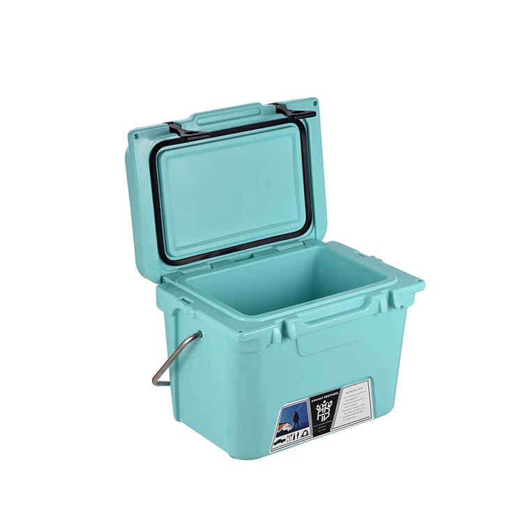 OEM Rotational Molding 45L Eco-Friendly Ice Cooler Box Insulation Barrel plastic cooler for Outdoor Camping