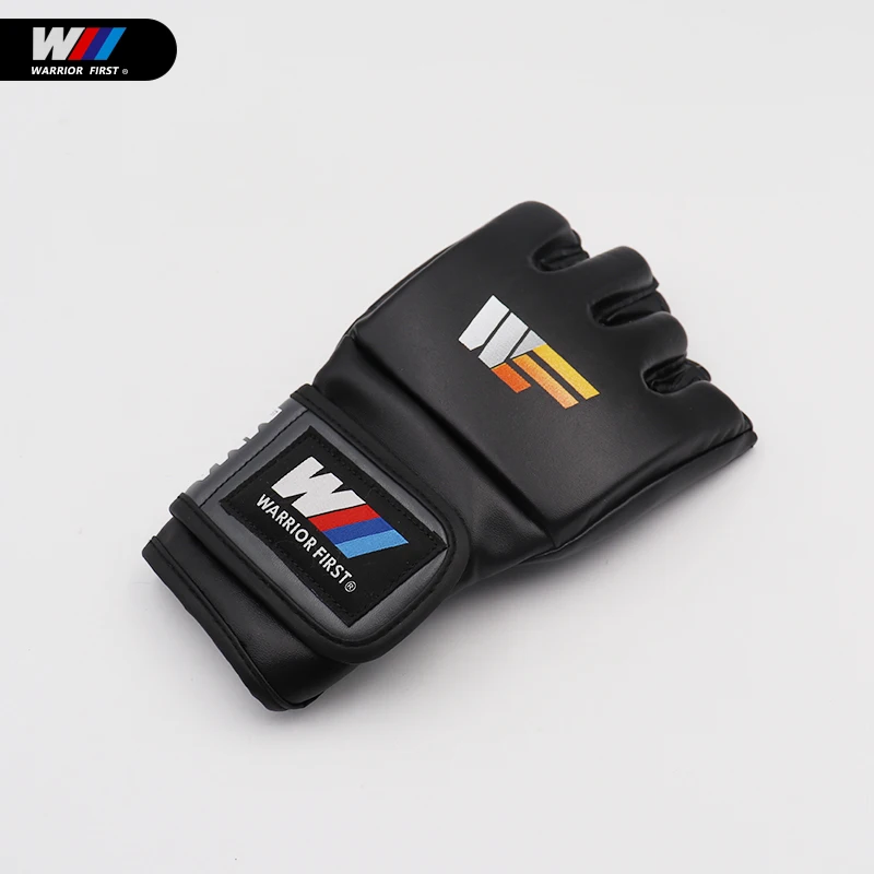 
Half Finger Boxing Gloves Soft PU Leather MMA Fighting Kick Boxing Gloves Karate Muay Thai Training Workout Gloves 