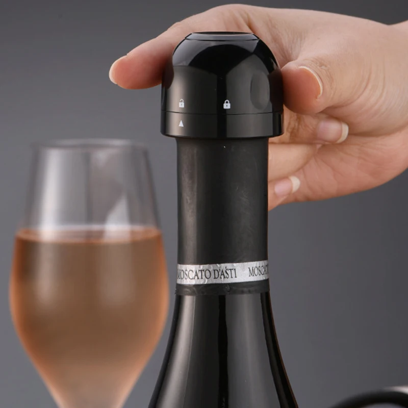 New 7-day Sealing and Fresh-keeping Champagne Red Wine Silicone Gas-locking Wine Corks stopper