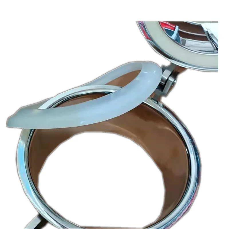 China Factory Price Sanitary Gasket Seals for manhole cover/manway, 100mm 200mm PTFE Silicone Rubber Pipe Fitting