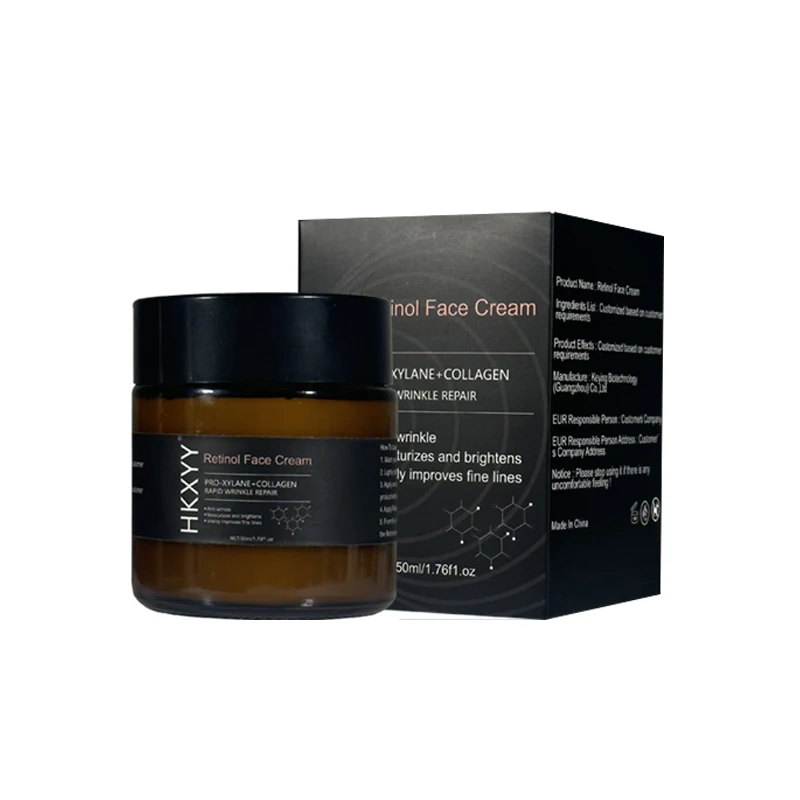 Retinol 60 Second Instant Face Lift Wrinkle Remover Night Wholesale Collagen Moisturizing Beauty Face Cream For Face