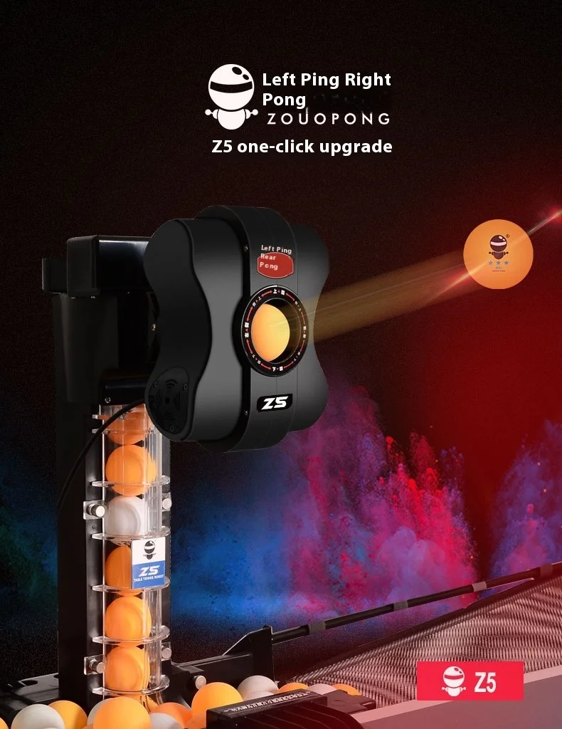 Up Your Game with Z5 Automatic Table Tennis Trainer Perfect for Solo Training and Practice