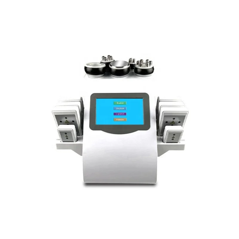 Hot Sale 6 In 1 Vacuum Cavitation KIM 8  liposuction RF Lipo Laser 40K Ultrasound Ultrasonic Slimming Machine