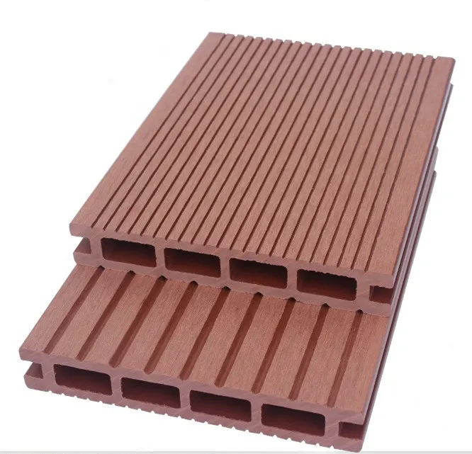 Free Sample Waterproof Hollow Wood Plastic Composite Decking WPC Indoor Laminated Flooring