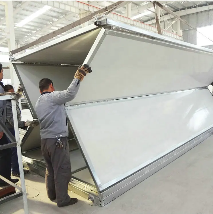 40ft Prefab Mobile Container House Flat Pack Container Apartment Building Folding House 2bedrooms Modern Sandwich Panel Door WH