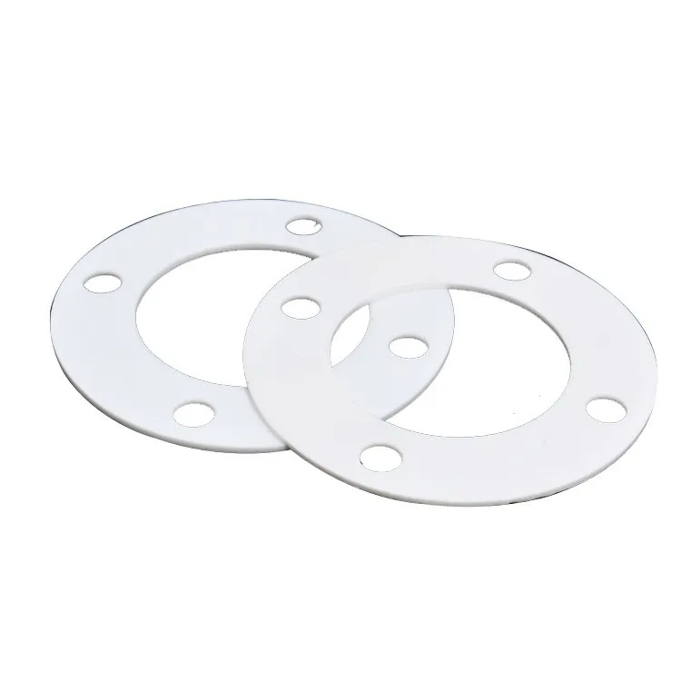 Factory Direct Supply Heat Resistance Ptfe Pad Custom Size PTFE Ring Flat Ring  Gaskets
