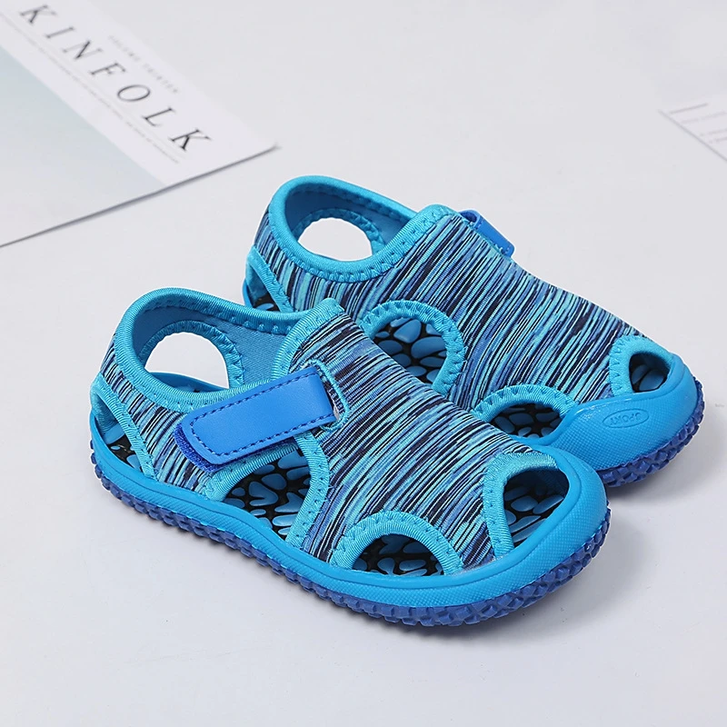  New Summer Children Beach Baby Boys Girls Sandals Kids Aqua Sport Shoes Toddler Infant Anti-collision Adventure Seeker