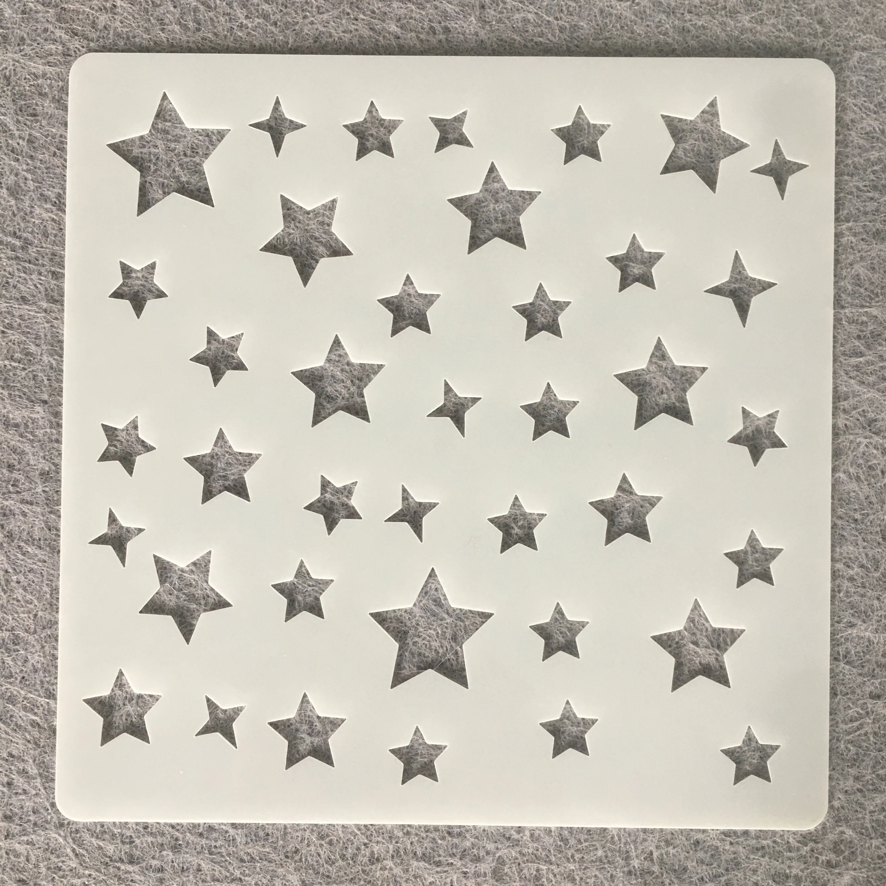 Custom Wall Stencil OEM Eco Friendly Plastic Tree Home Decoration for Painting Family Black Bag White Wood Logo Pack PET stencil