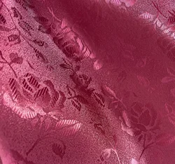 Silky and Shining Jacquard Satin Fabric 100% polyester stain fabric for wedding dress