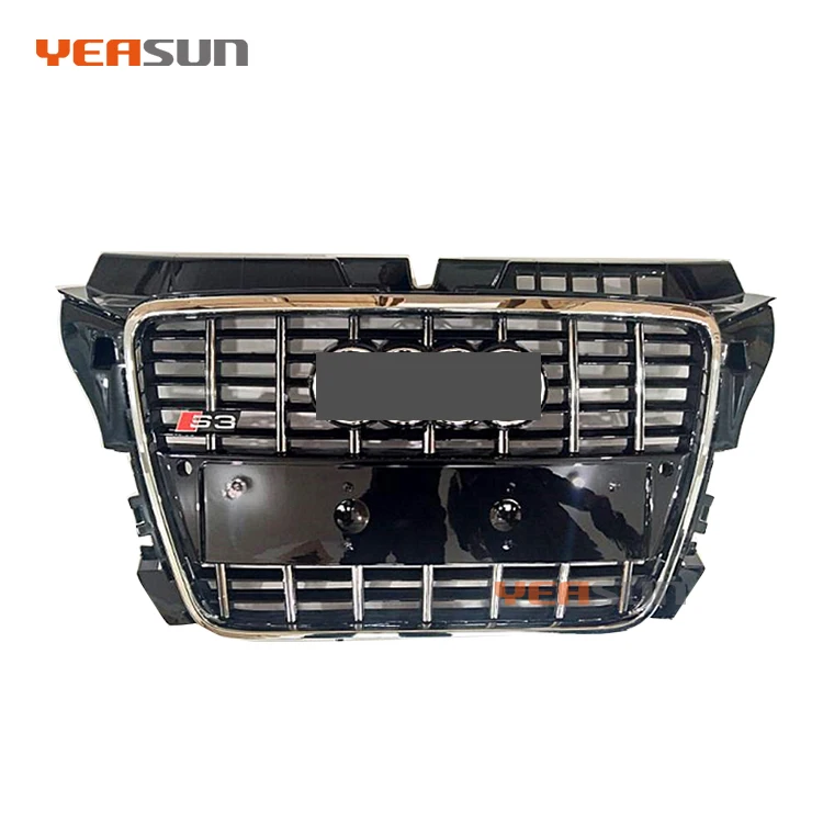 Для AUDI A3 S3 передняя решетка S3 стиль решетка средства ухода за кожей комплект 2008 2009 2010 2011 2012