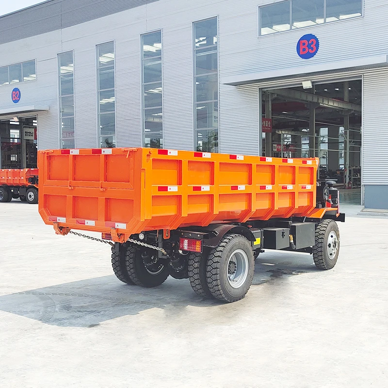 Mine Mini Dumper Easy Operation Electric Four Wheels Hydraulic Mini Dumper Trucks 5 Ton For Sale