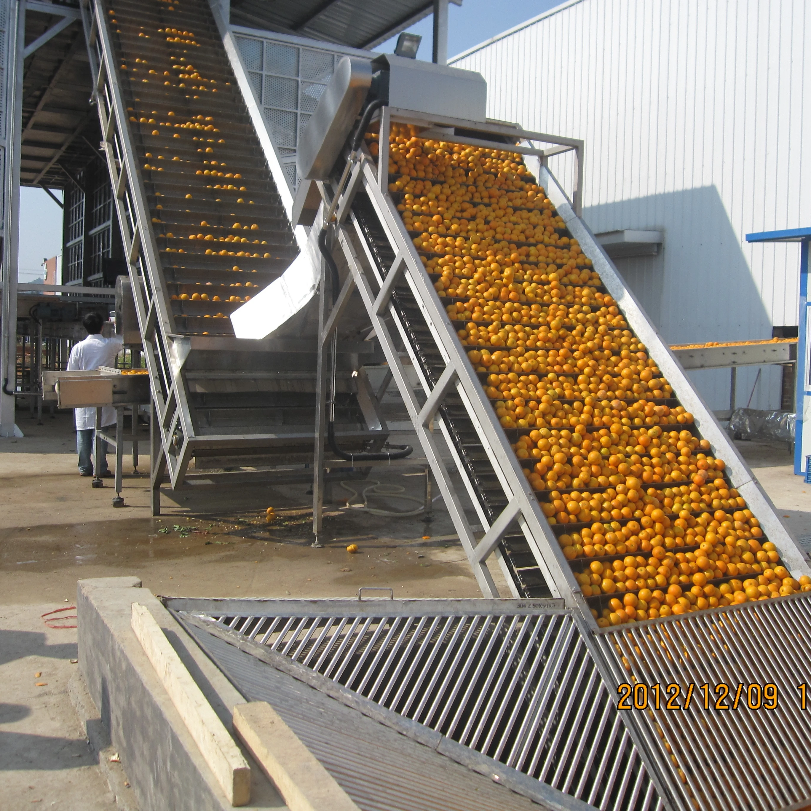 Turnkey project full automatic orange citrus mandarin juice production line/orange concentrated juice production  line