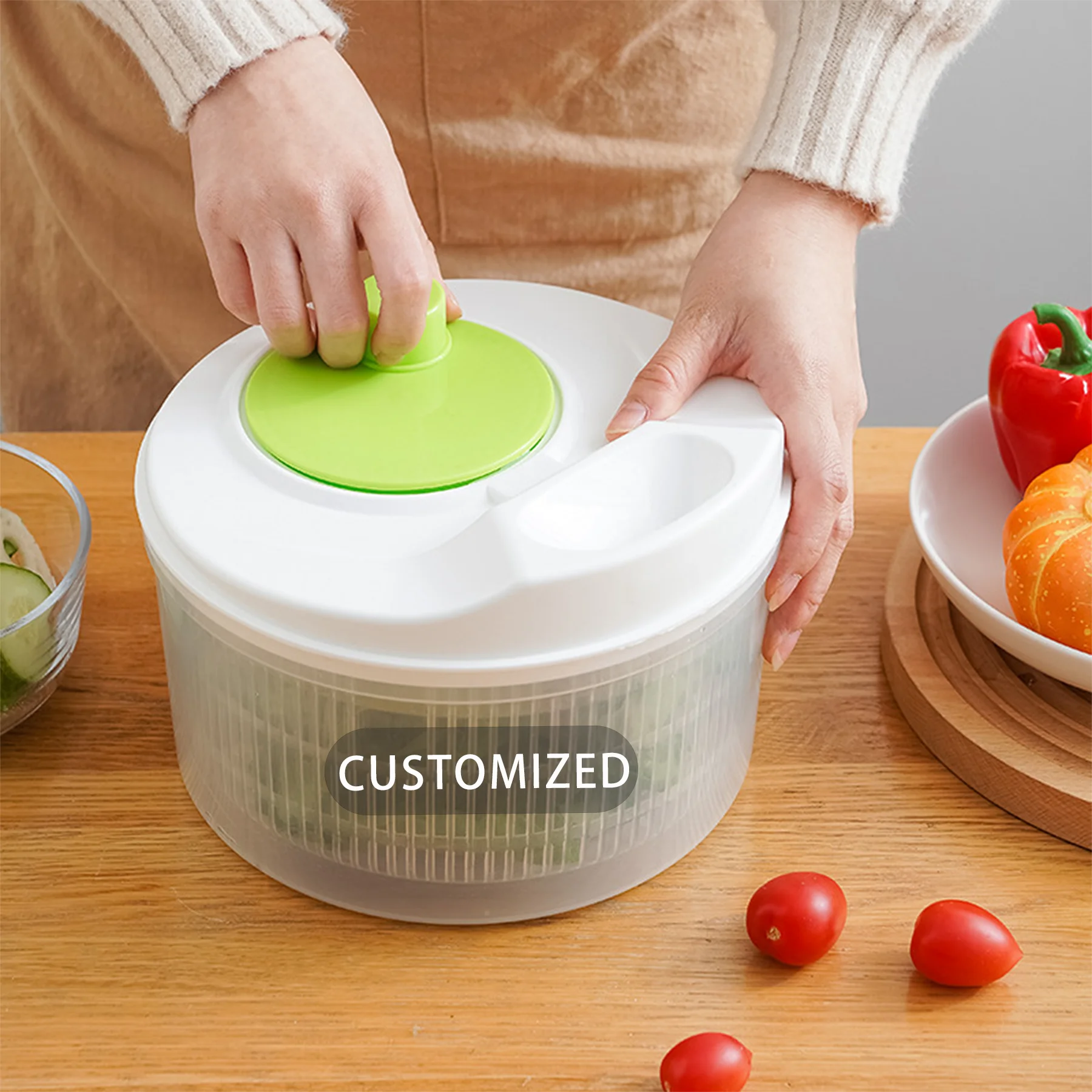 Factory Wholesale Household Multifunction Large Capacity Kitchen Hand Vegetable Washer Food Dehydrator