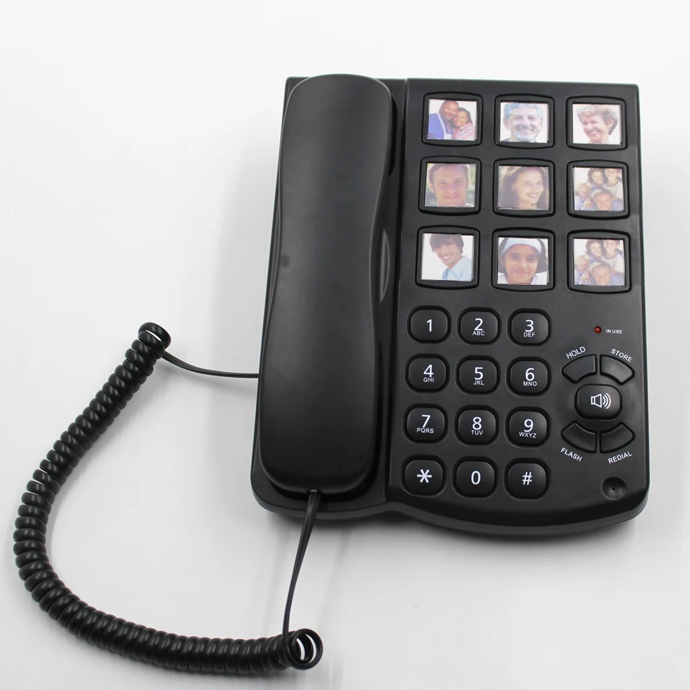 cheap corded telephone for one piece  telephone for old people  retractable telephone handset cord