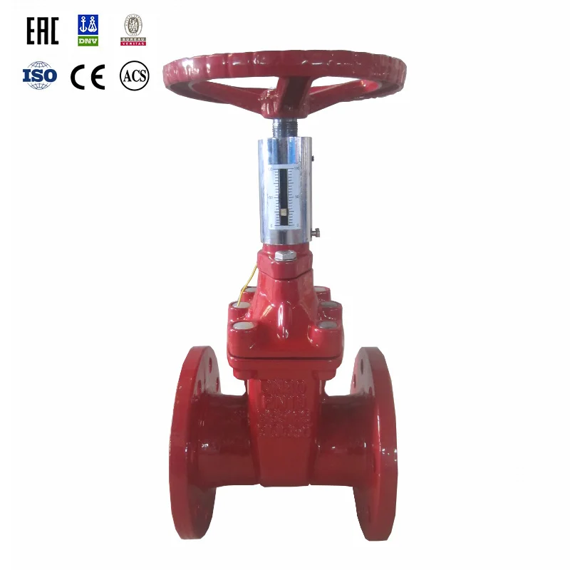 DN80 PN16 GGG50 Manual Gate Valve with Switching Signal High Quality Product Type