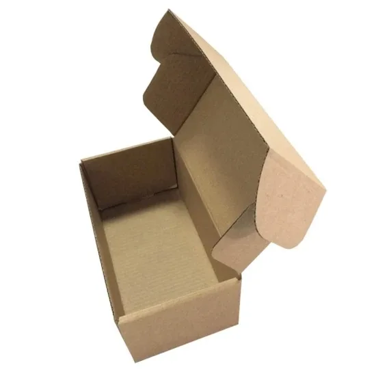 High Quality Customized Printing Logo Eco Friendly Brown Kraft Packaging Corrugated Cardboard Mailing Box
