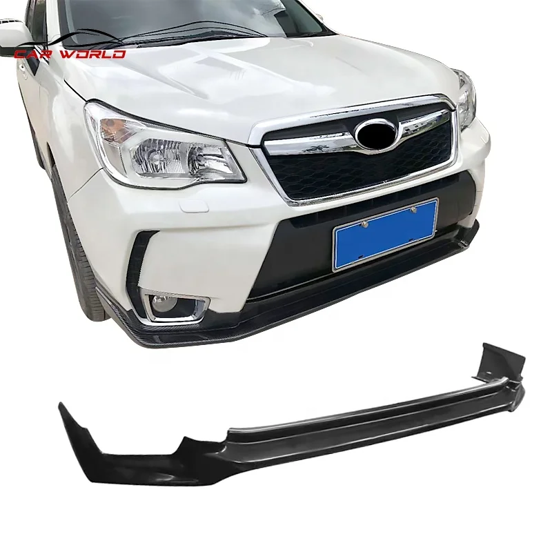 Car Body Kit For 2013-2018 Subaru Forester Sti Front Lip For Forester SJ5 Bumper Lip ABS Plastic High Material No Color