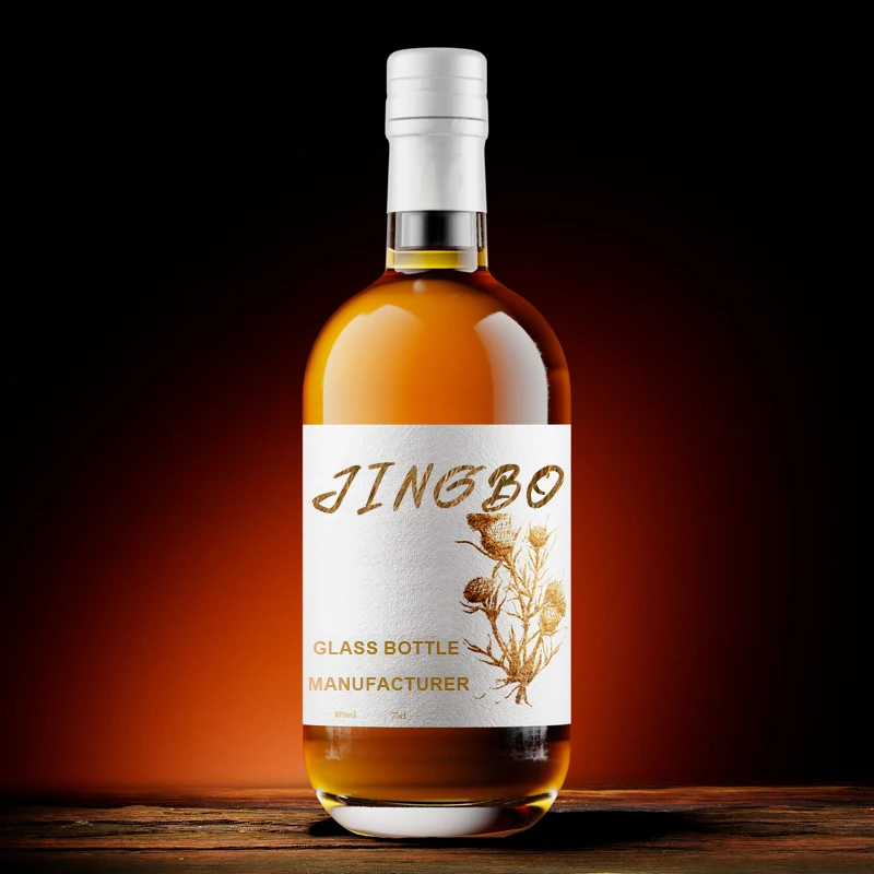 Оптовая продажа стеклянная бутылка для сублимирования Botellas Azules 500 мл крышка бутылки водки