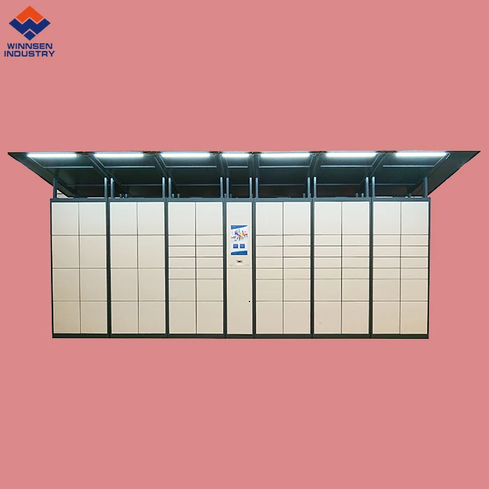 Free Touch Automated Safe Post Full Parcel Delivery Locker With Customized Doors For School