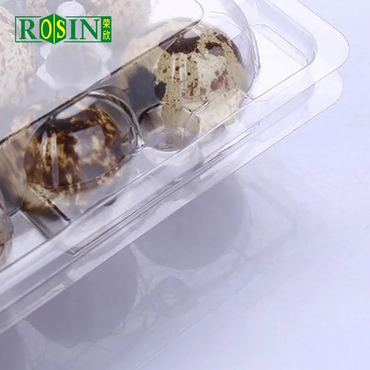 18 Holes Hinged Clamshell Disposable Clear Blister Plastic Quail Eggs Cartons Packaging Egg Trays Suppliers