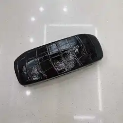 Crocodile fabric trapezoidal fashion eyewear box optical glasses cases