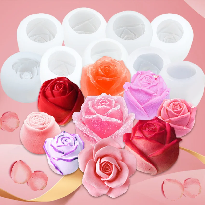 Hot Sale Rose Flower Silicone Cake Mold DIY Flowers Shape Baking Chocolate Cake Tool for Cake Decorating Baking&Pastry Tools