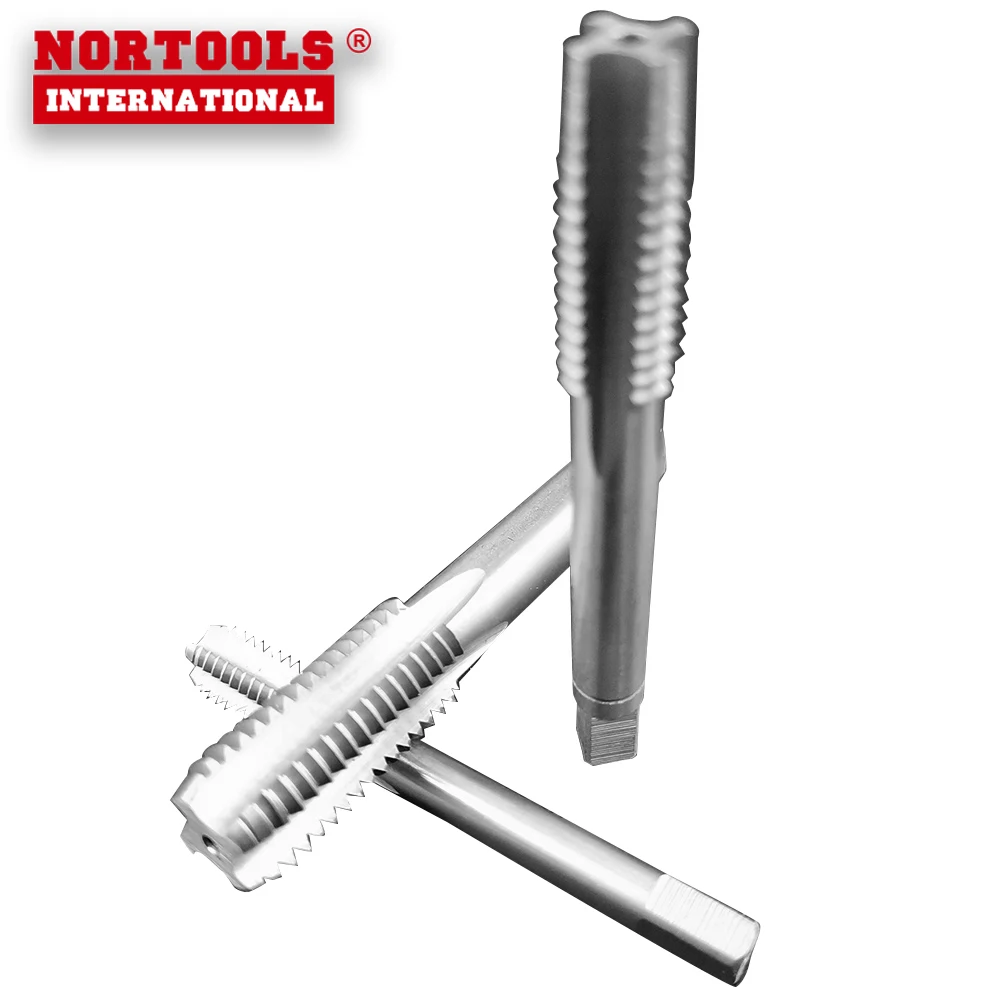 
Perfect Sales DIN352 3PCS HSS straight flute ISO metric coarse thread tools Hand Taps 