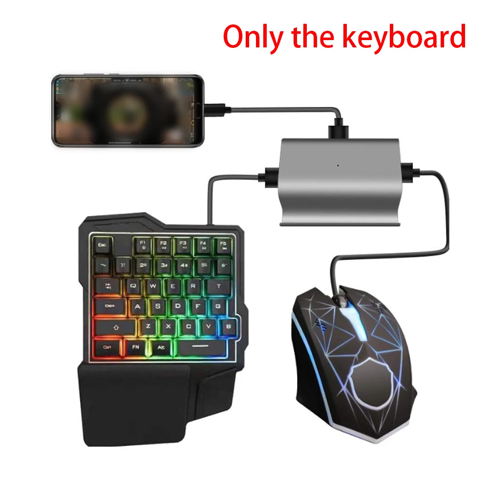 Ready to ship one hand keyboard for gaming computer
