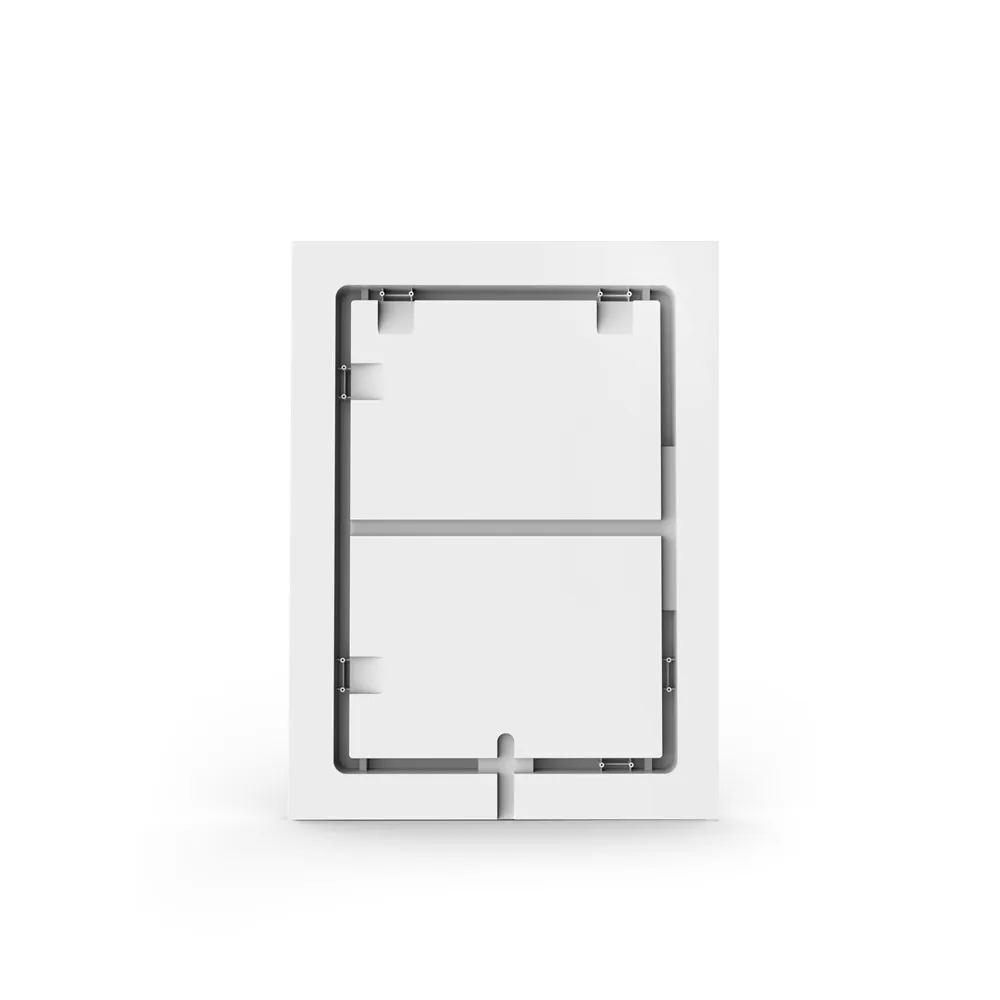  Вертикальное настенное светодиодное умное зеркало для ванной комнаты с Bluetooth динамиком и часами функцией измерения