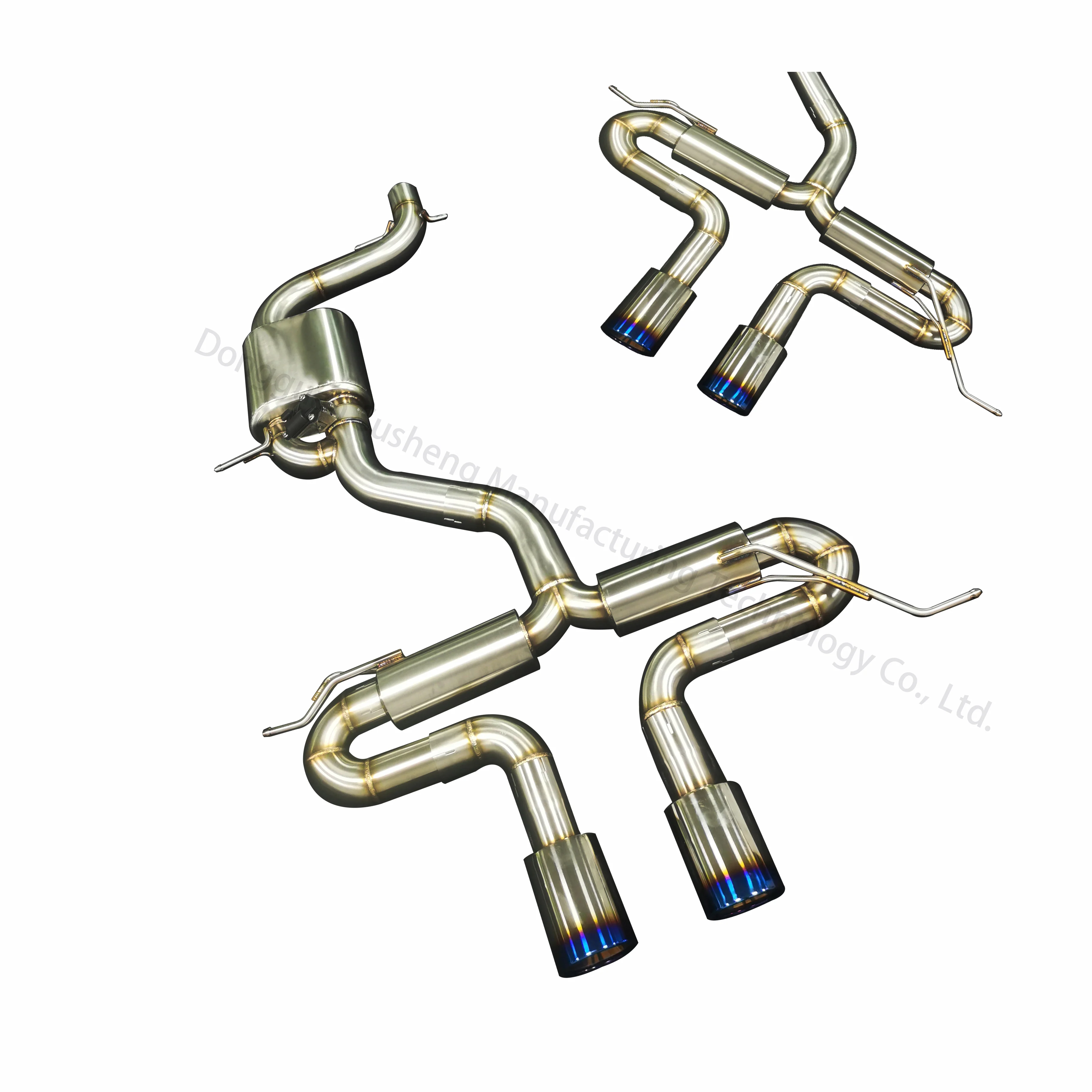 Exhaust Catback For VW Golf Stainless steel exhaust catback R32 MK5 06 year 3.2