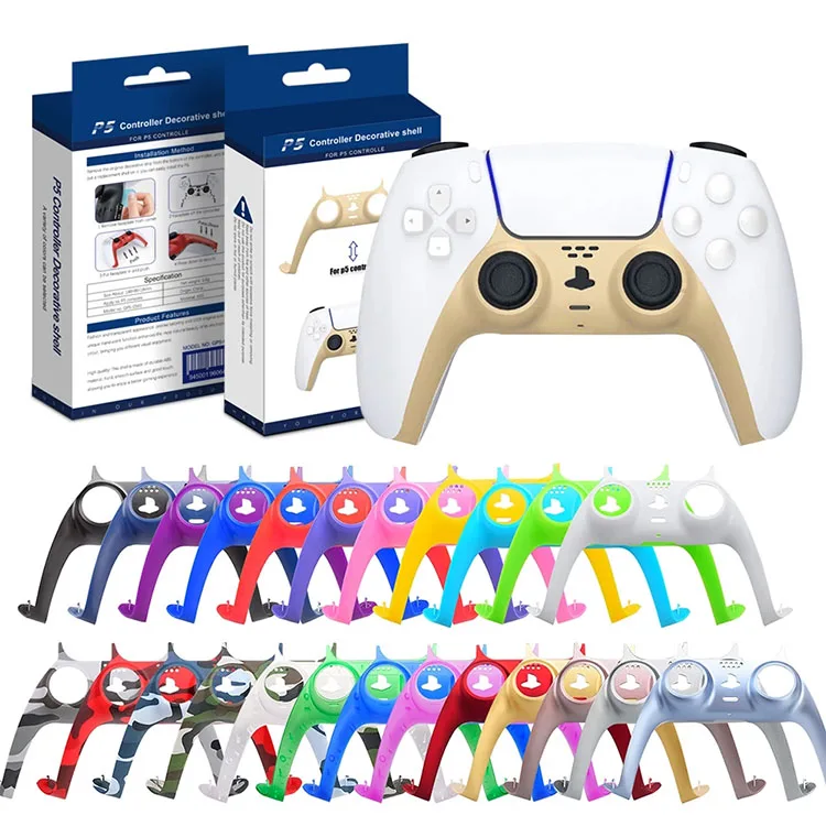 Декоративная полоса для контроллера Sony PS5, сменный джойстик «сделай сам», оболочка, чехол для контроллера Playstation 5, рукоятка геймпада