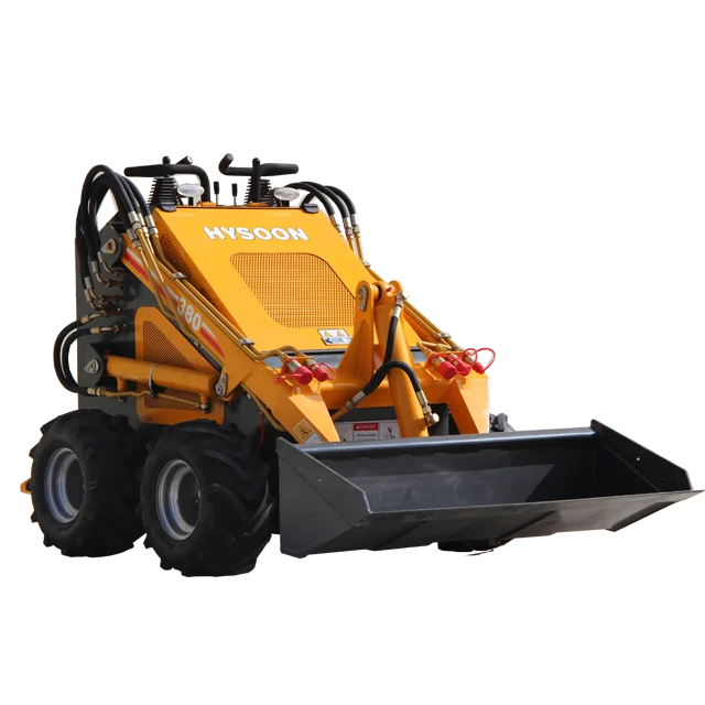 building Mini skid steer loader mini machine with various attachments