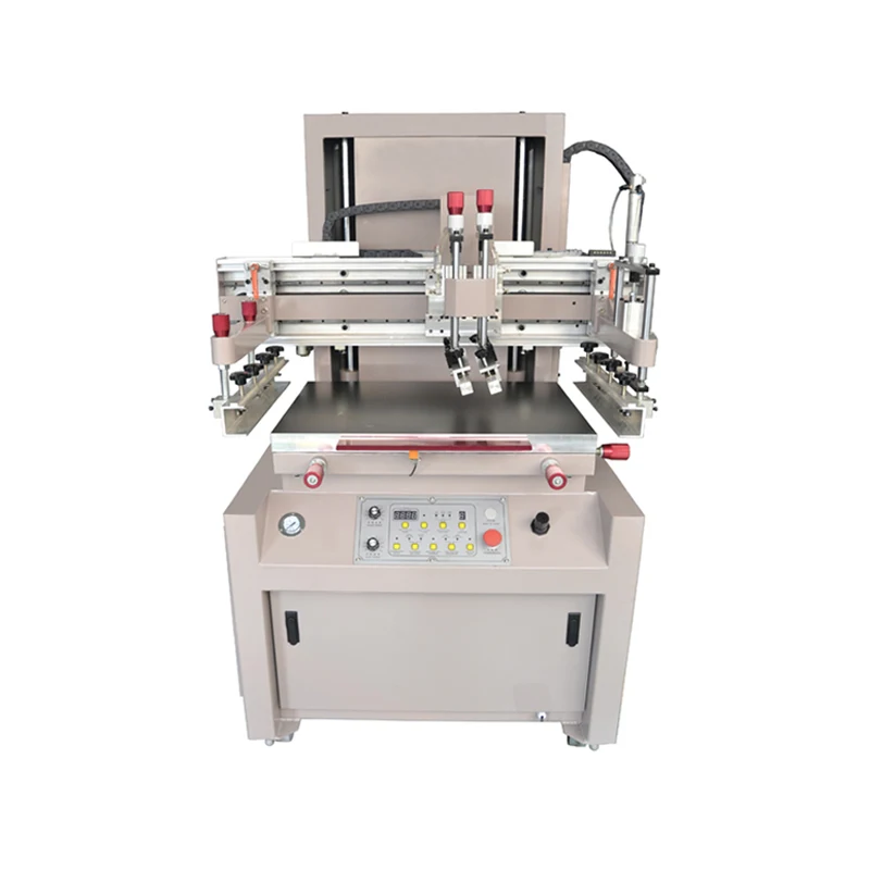 Beverage Crate Silk Screen Printer Precision Semi-Automatic Flat Screen Printing Machine