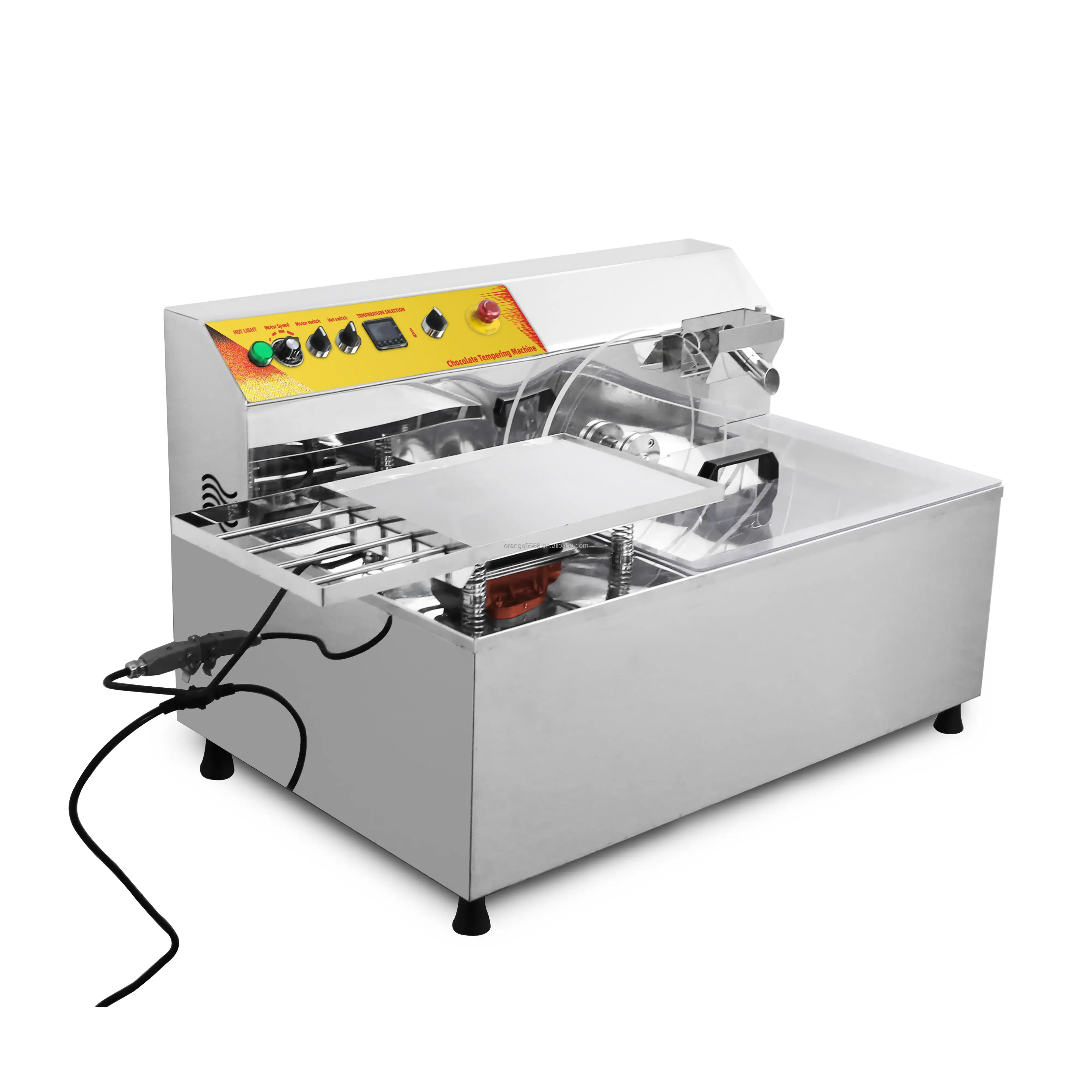 Multi-Function Chocolate Melting Tempering Coating Making Machine Vibration Table Molding Melting Machine