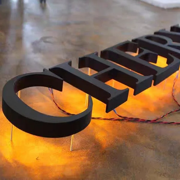 Skyseen Good Quality LOGO Sign Backlit Advertising Channel Letter Signs Customized