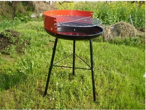 Portable camping 14 inch BBQ Charcoal Tripod Grill for outdoor Barbecue