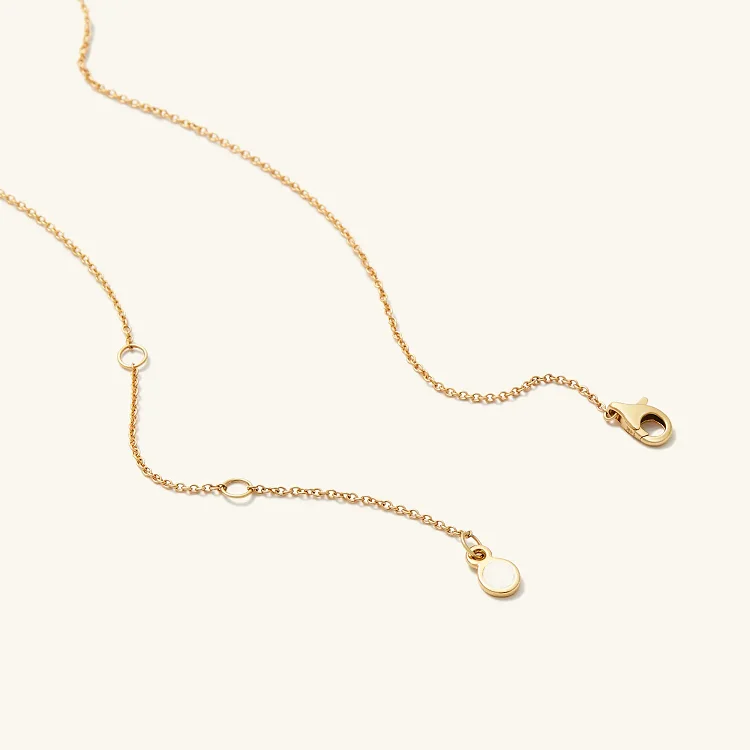 Простое ожерелье для девочек-подростков с кубическим цирконием из серебра 925 пробы золотистым v-образным вырезом