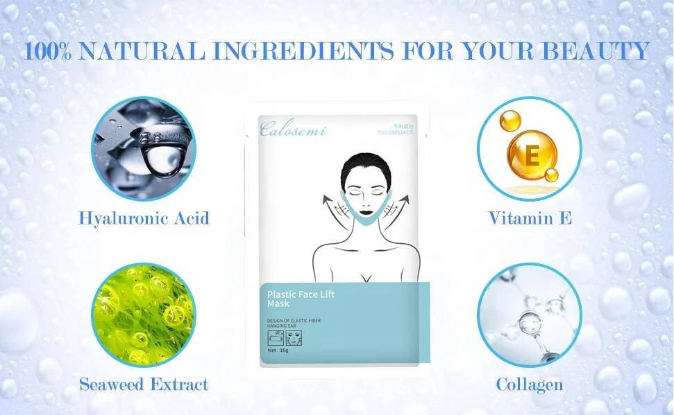 2023 Private Label  V Line Face Mask Double Chin Firming Patch V-Line Shape Lifting Slimming Face Mask