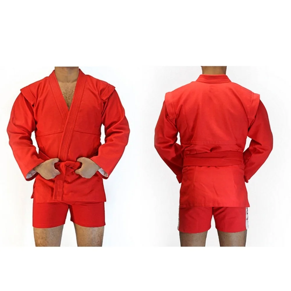 
Russian Sambo gi Chawla Fabric Jacket/Short/Belt Martial arts Uniform 