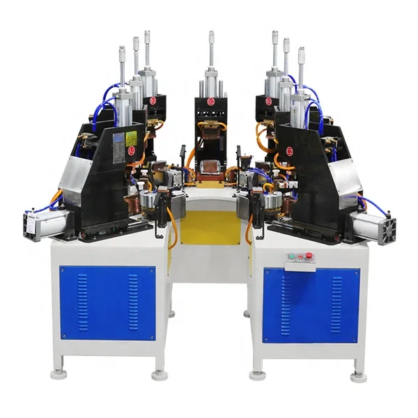 Hwashi IBC Tank Stainless Steel Tubular Cage Automatic Base Welding Machine For intermediate bulk container production line.