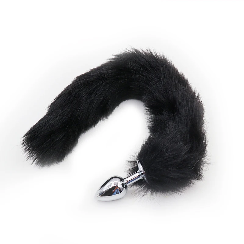 SM Dog Tail Anal Plug sexy Toys Metal Fake Fur Fox Butt Plug BDSM Flirt Anus Plug For Women Adult Games Product For Couples